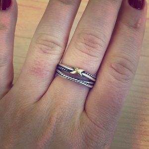 David Yurman X Crossover Ring, 8